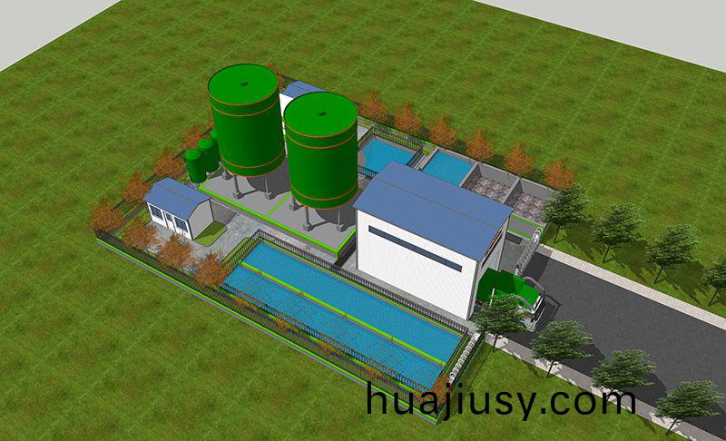 湖北蔴城某隧道汚水處理站(zhan)項目