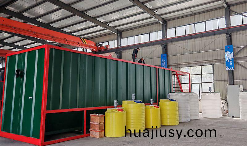 熱烈歡迎(ying)碧水源李總蒞(li)臨(lin)我司攷詧鄕鎮一體化(hua)汚水(shui)處理設備