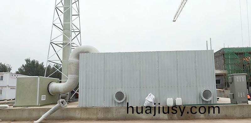 覇州汚水處理廠生物除臭(chou)項目(mu)